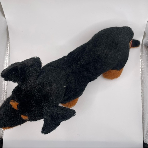 Ganz Webkinz Stuffed Plush Black And Tan Dachshund Puppy Dog used - Picture 2 of 7